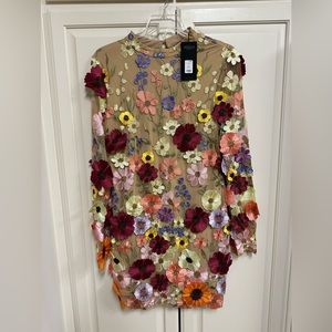 Emmaline embroided mini dress(FashionNova)